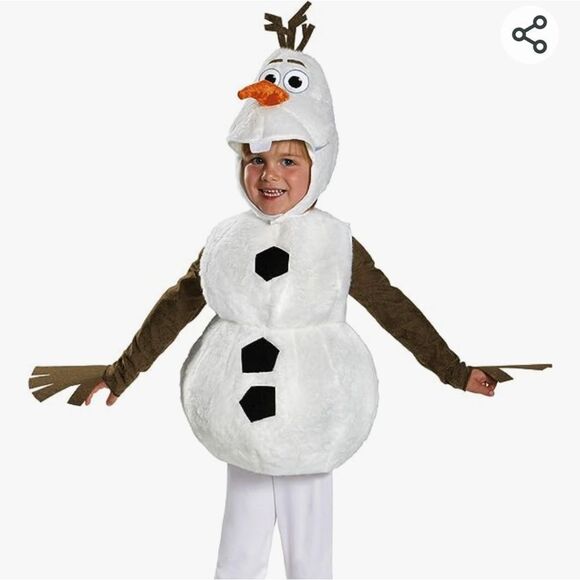Disney Olaf Small Plush Hallowen Costume - New - Picture 1 of 5